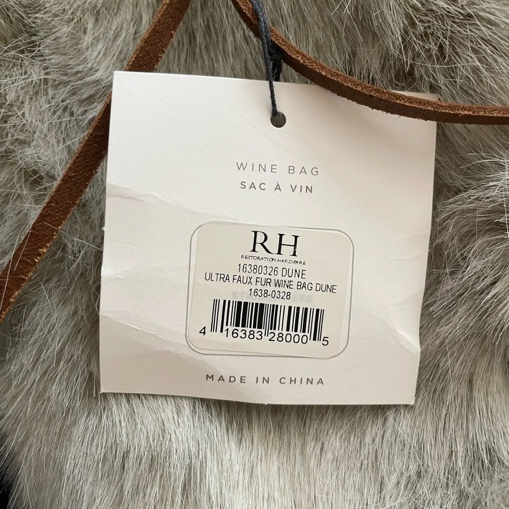 Faux Fur Wine Bag